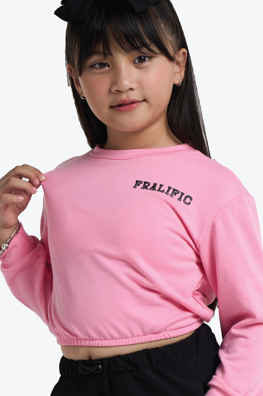 Pink Sweatshirt for Girls Kids