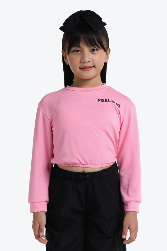Pink Sweatshirt for Girls Kids
