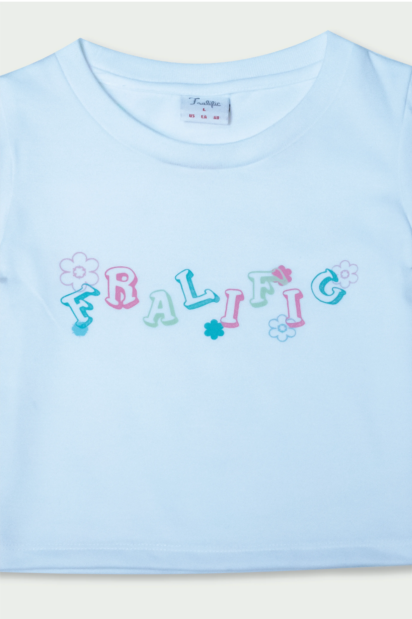 Kids Wear White Cropped Tee and Pink Skirt Set for Girls