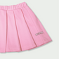 Kids Wear White Cropped Tee and Pink Skirt Set for Girls