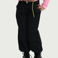 Kids' Black Cargo Pants – Adjustable Hem Jogger Style